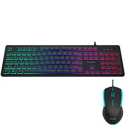 Kit Teclado + Mouse Gamer Philips SPT8264 - ElectroMundo 