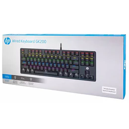 GK200 Teclado Mecánico Reducido RGB HP - ElectroMundo