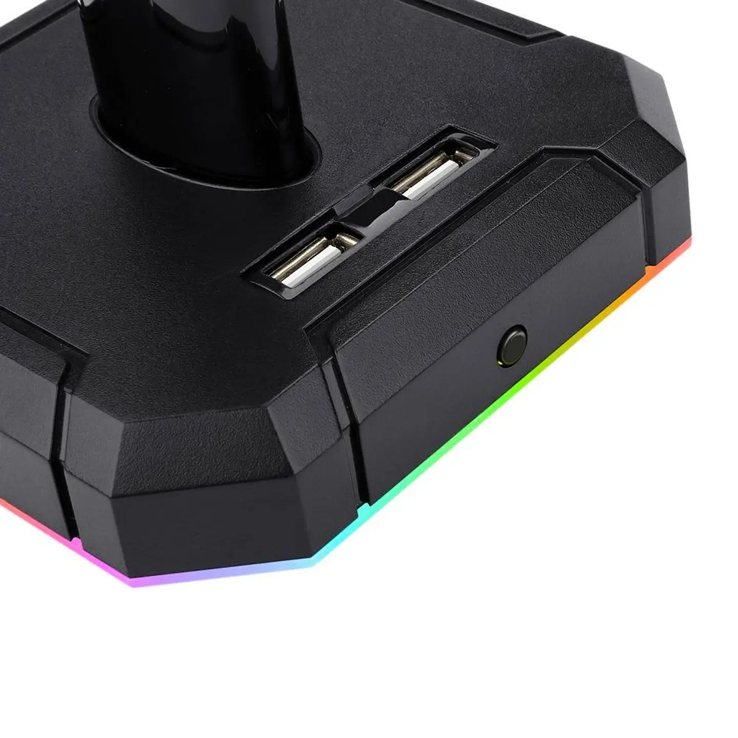 Soporte Para Audifonos Redragon Scepter Pro Ha300 Rgb Color Negro - ElectroMundo 3