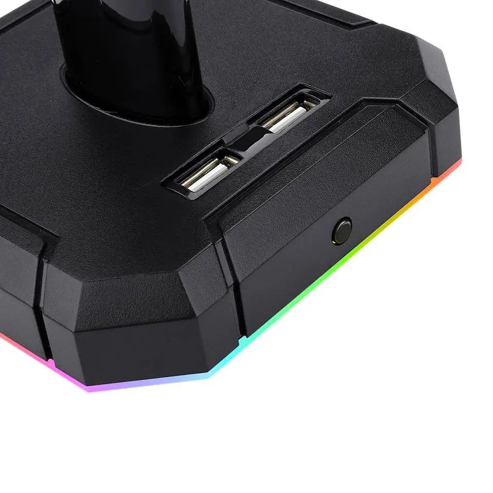 Soporte Para Audifonos Redragon Scepter Pro Ha300 Rgb Color Negro - ElectroMundo 3