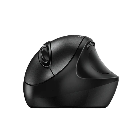 Mouse inalámbrico vertical con diseño ergonómico y clic silencioso