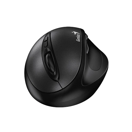 Mouse inalámbrico vertical con diseño ergonómico y clic silencioso