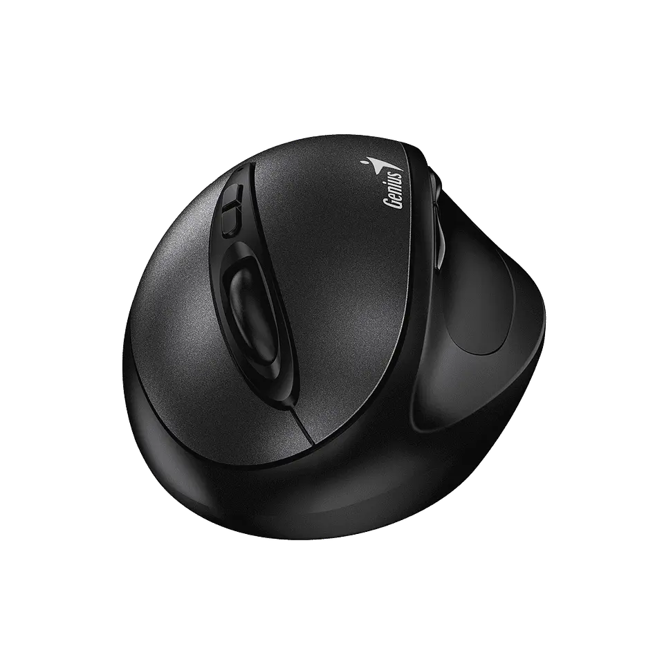 Mouse inalámbrico vertical con diseño ergonómico y clic silencioso 4