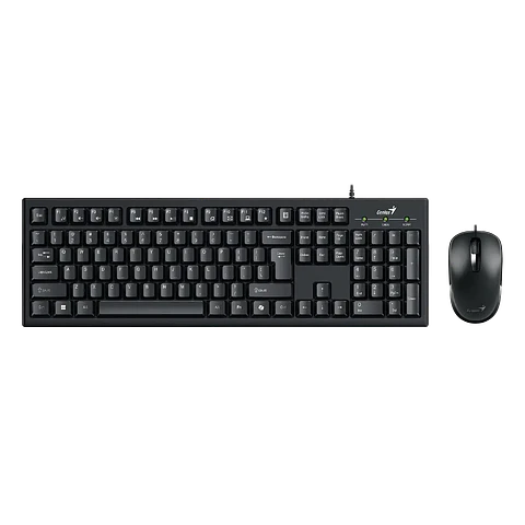 Kit Genius Teclado & Mouse Copilot USB KM-100SE-BK