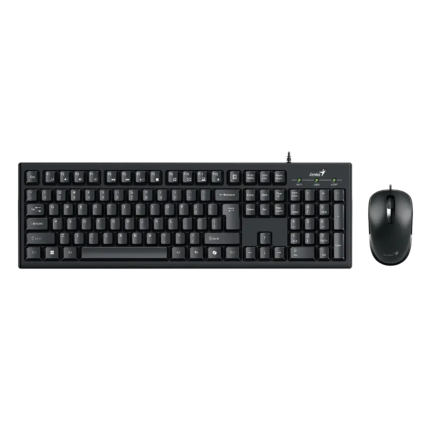 Kit Genius Teclado & Mouse Copilot USB KM-100SE-BK 1