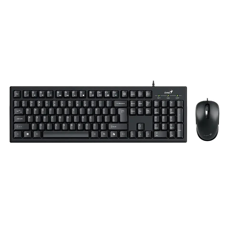 Kit Genius Teclado & Mouse Copilot USB KM-100SE-BK 1