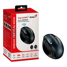 MOUSE GENIUS ERGO-8300S-BK INALAMBRICO 2,4GHZ