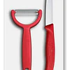 Cuchillo y pelador Victorinox Rojo