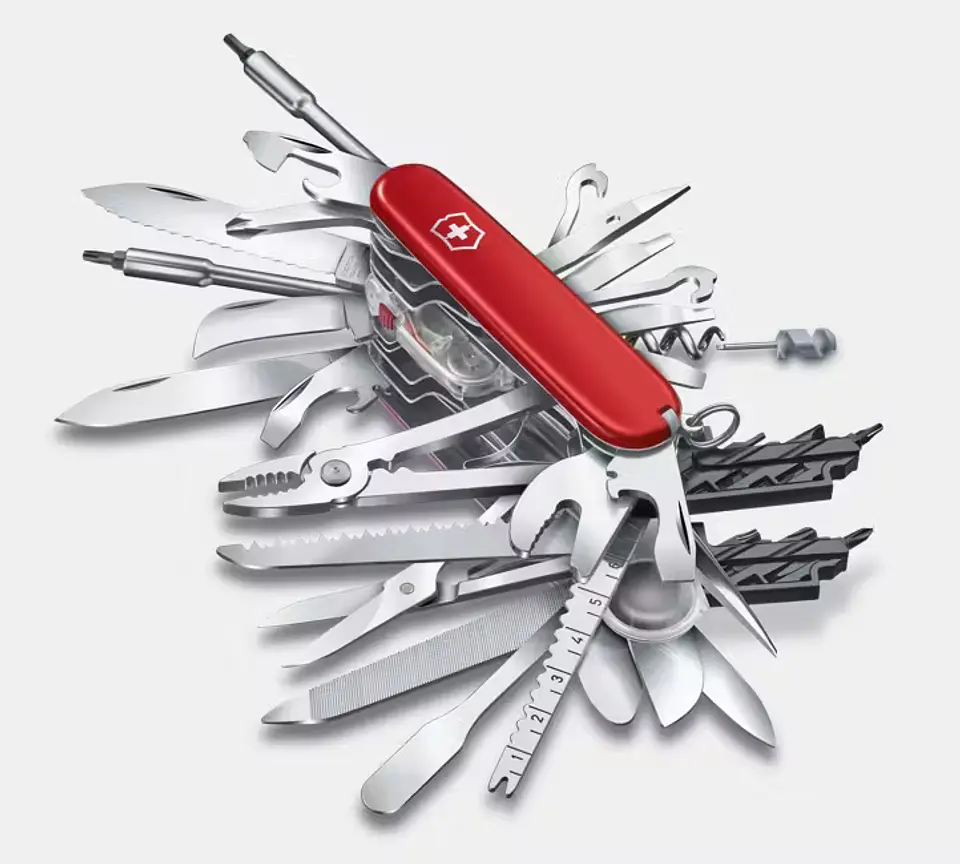 Navaja Victorinox Swiss Champ XXL  Rojo  2