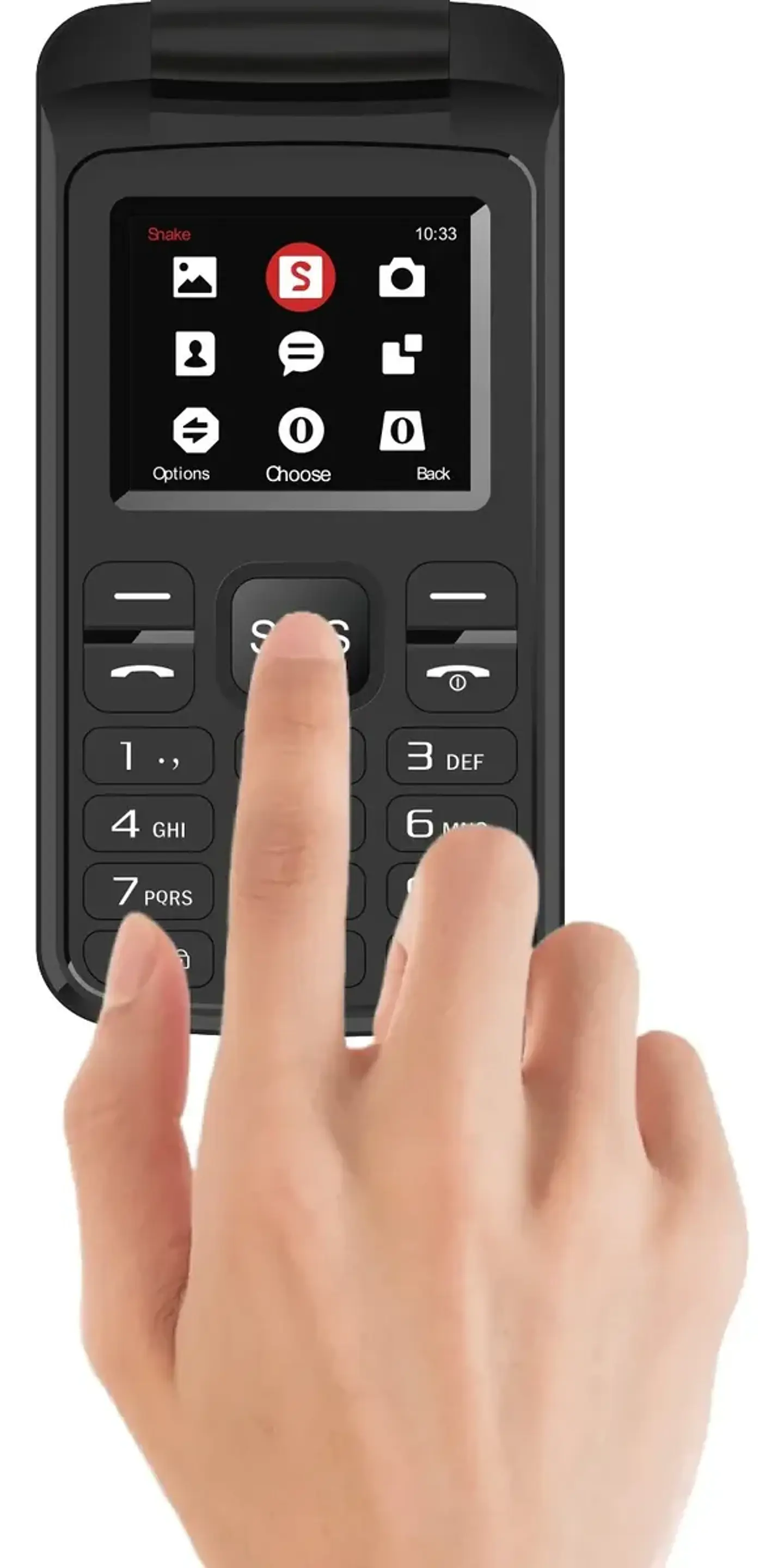 TELEFONO SENIOR SHELL MLAB 4G SOS 1,8