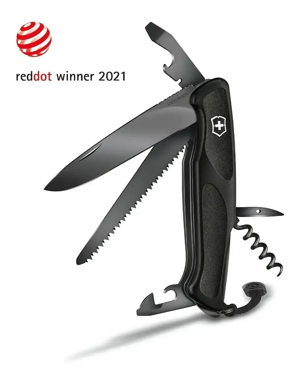 Navaja Victorinox Ranger Grip 55 Onyx Black 2