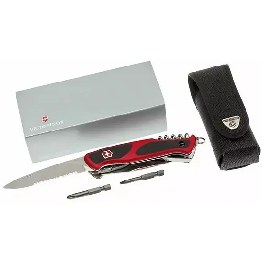 Navaja Victorinox Ranger Grip 174 Handyman color Rojo/Negro