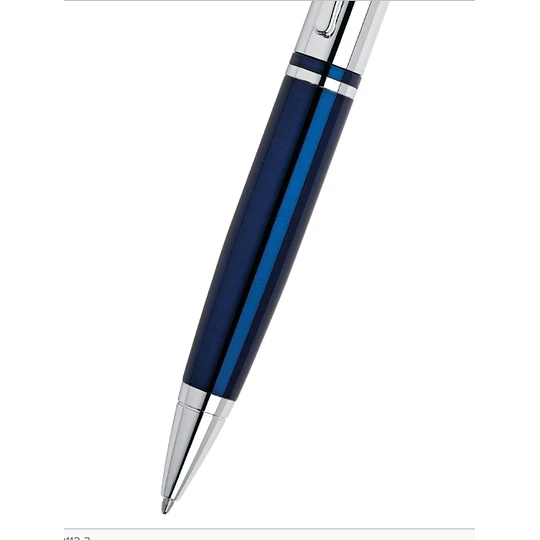 Lapicera Boligrafo Cross Calais Chrome/Blue