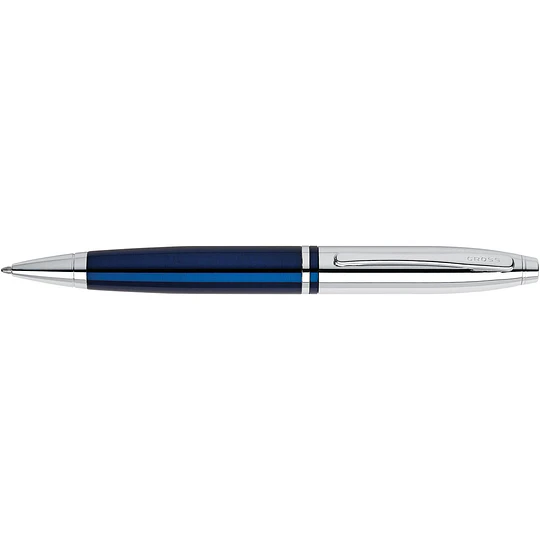 Lapicera Boligrafo Cross Calais Chrome/Blue