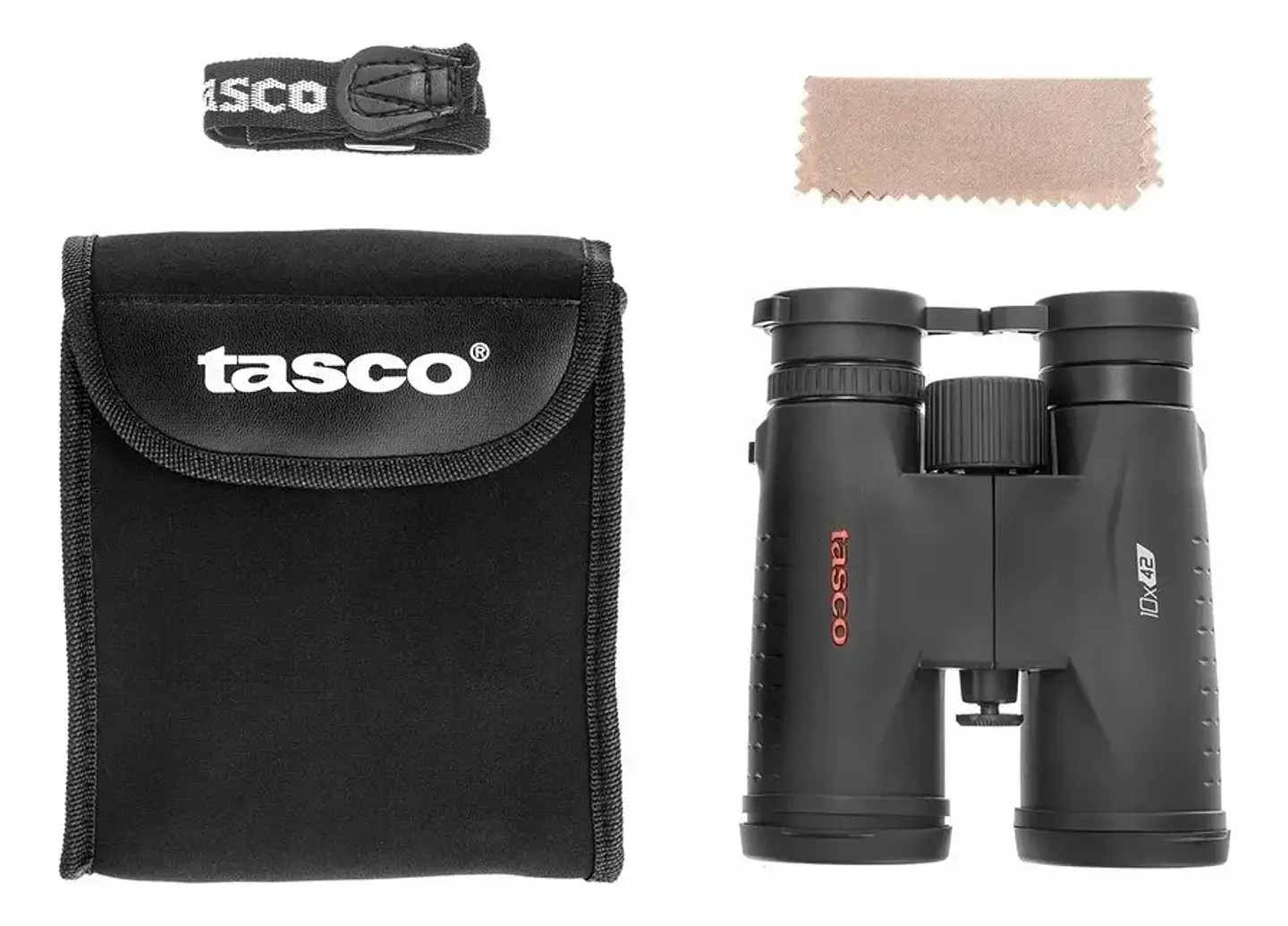 Binoculares Tasco Essentials 10x42 Roof Prisma Compactos! 5