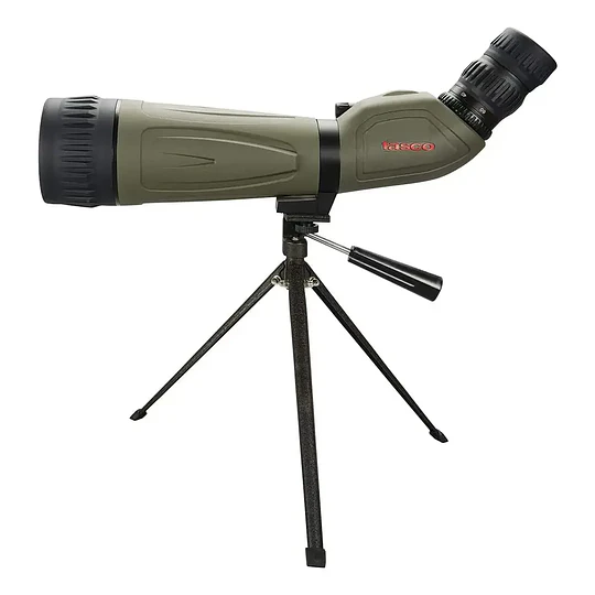Telescopio Terrestre Refractor Tasco Observación Naturaleza 20-60x80mm. Gris Oscuro