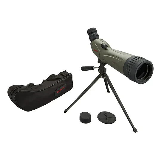 Telescopio Terrestre Refractor Tasco Observación Naturaleza 20-60x80mm. Gris Oscuro