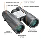 Binocular Bushnell Powerview-2 Pwv1042 Chasis Metalico Color Negro 10x42mm - Miniatura 3