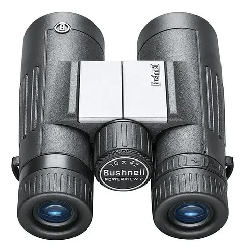 Binocular Bushnell Powerview-2 Pwv1042 Chasis Metalico Color Negro 10x42mm