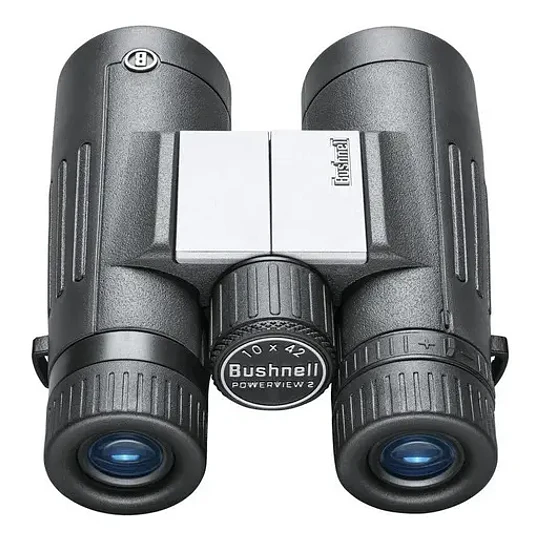 Binocular Bushnell Powerview-2 Pwv1042 Chasis Metalico Color Negro 10x42mm