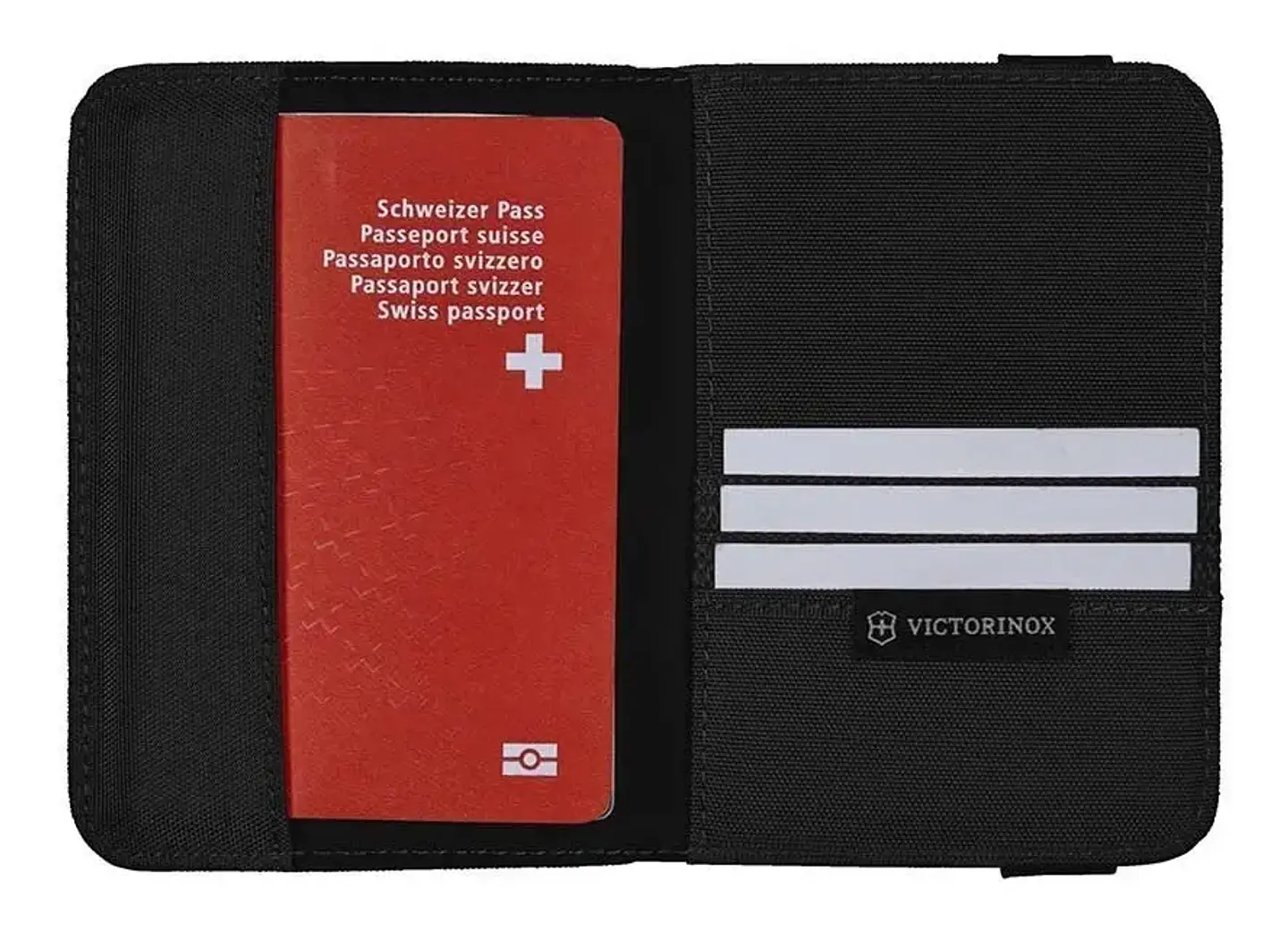 Portapasaporte Victorinox Con Protección Rfdi Color Negro 2