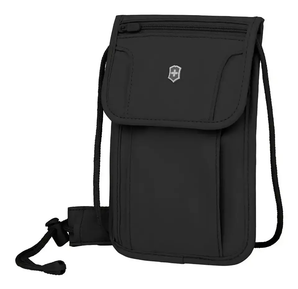Bolso Victorinox Security Pouch Con Protección Rfdi Negro 1