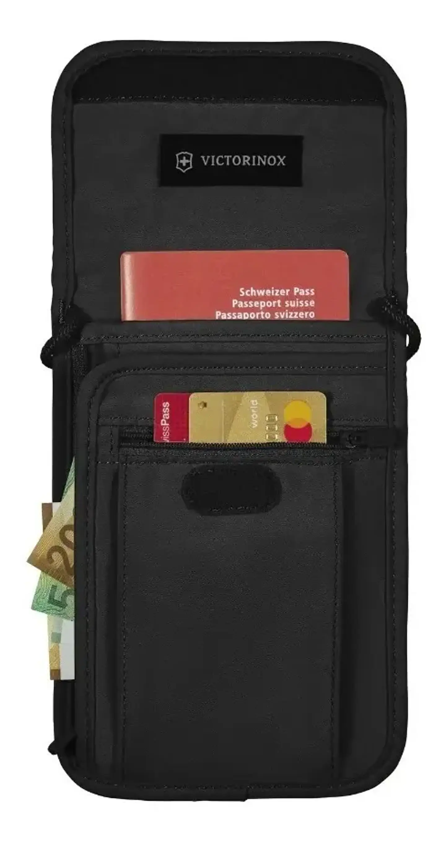 Bolso Victorinox Security Pouch Con Protección Rfdi Negro 3