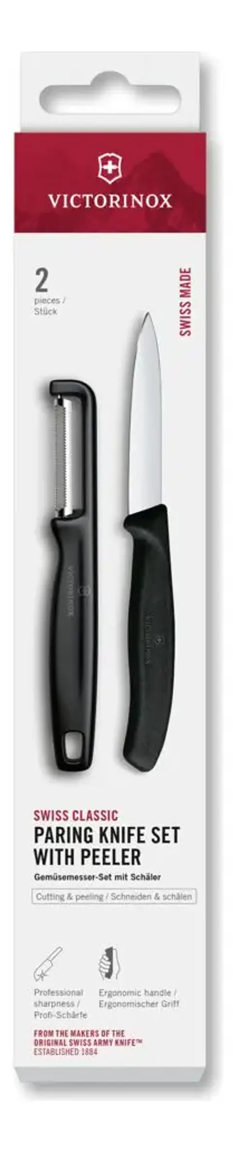 Cuchillo Mondadores Swiss Classic Con Pelador Victorinox