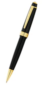 Lapicera Boligrafo Cross Coventry Black Lacquer /Gold Tone - Miniatura 1