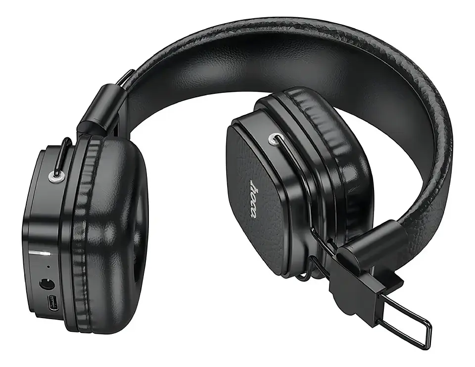 Audífonos Bluetooth Hoco W56 Over-ear Plegables 28h Negro 3