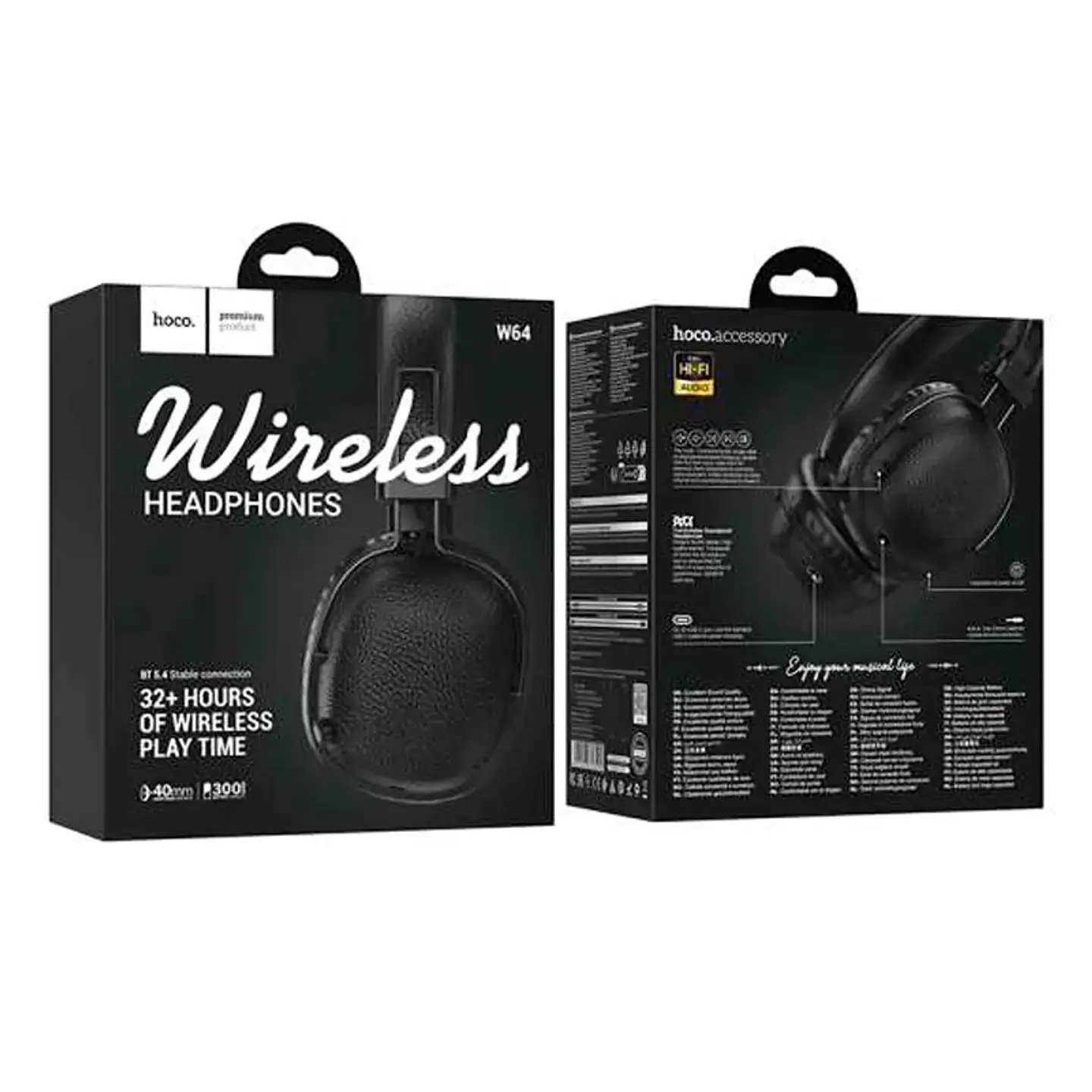 Audífonos Headset Bluetooth Hoco W64  2