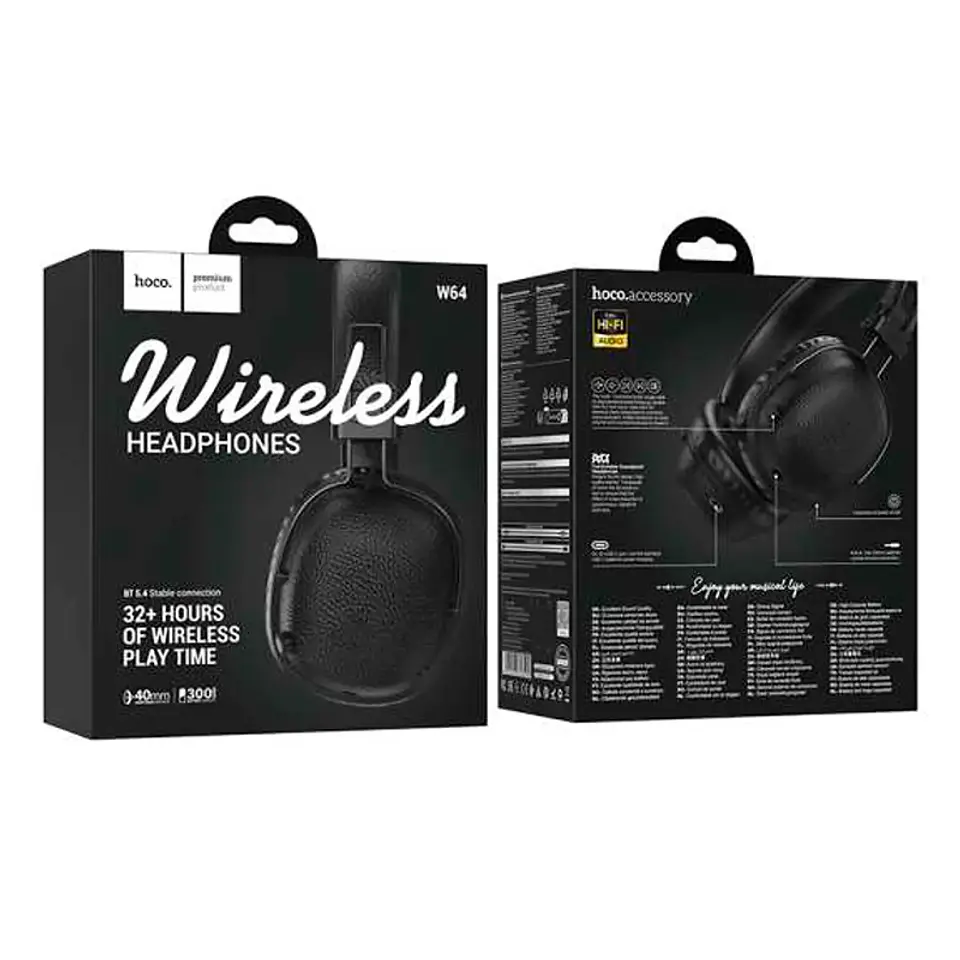 Audífonos Headset Bluetooth Hoco W64  2