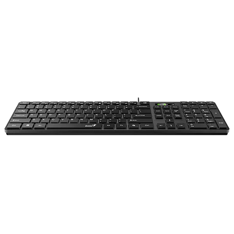 Teclado Genius Slim Copilot USB BLACK-SLIMSTAR 126