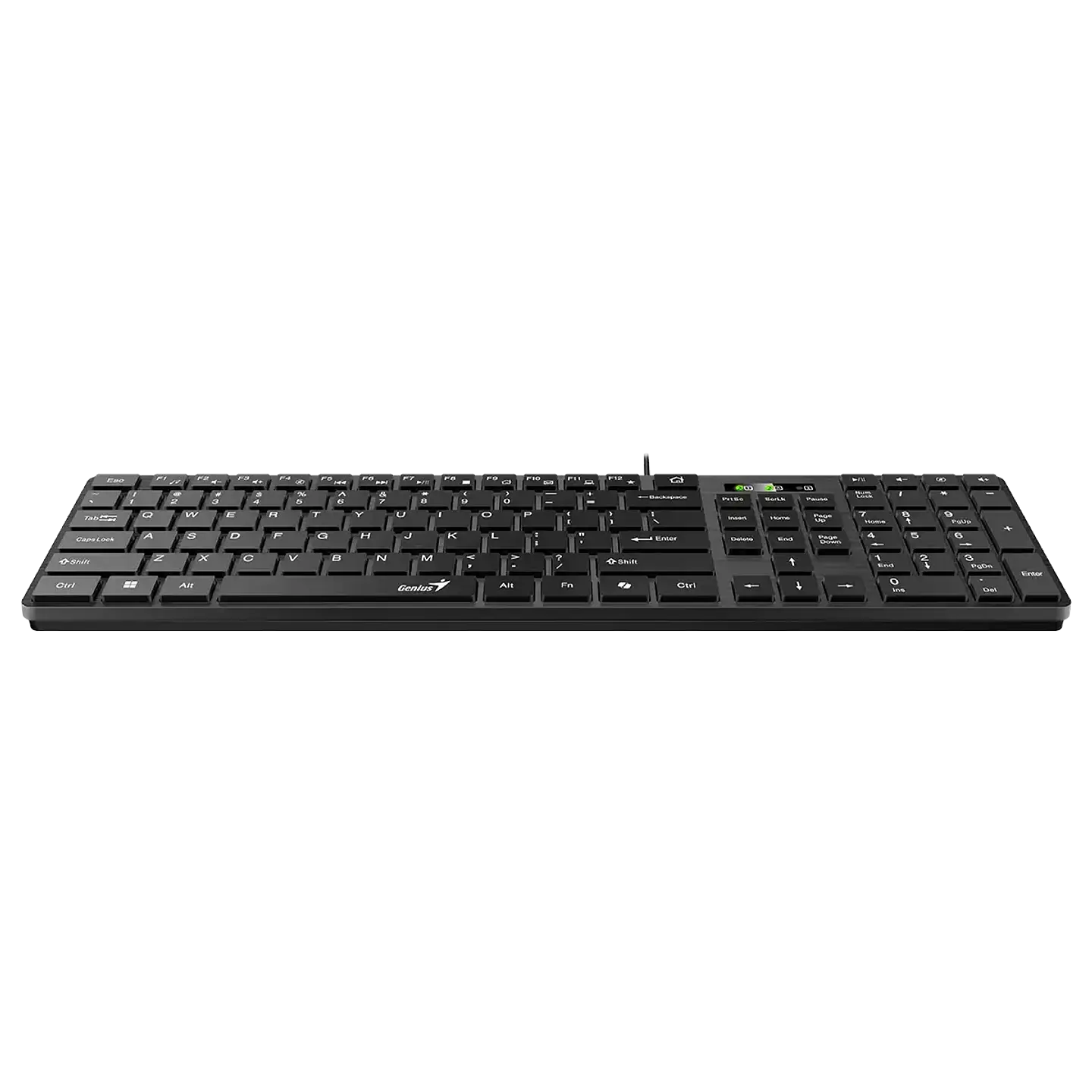 Teclado Genius Slim Copilot USB BLACK-SLIMSTAR 126 1