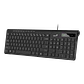 Teclado Genius Slim Copilot Multimedia USB BLACK-SLIMSTAR 230II - Miniatura 3