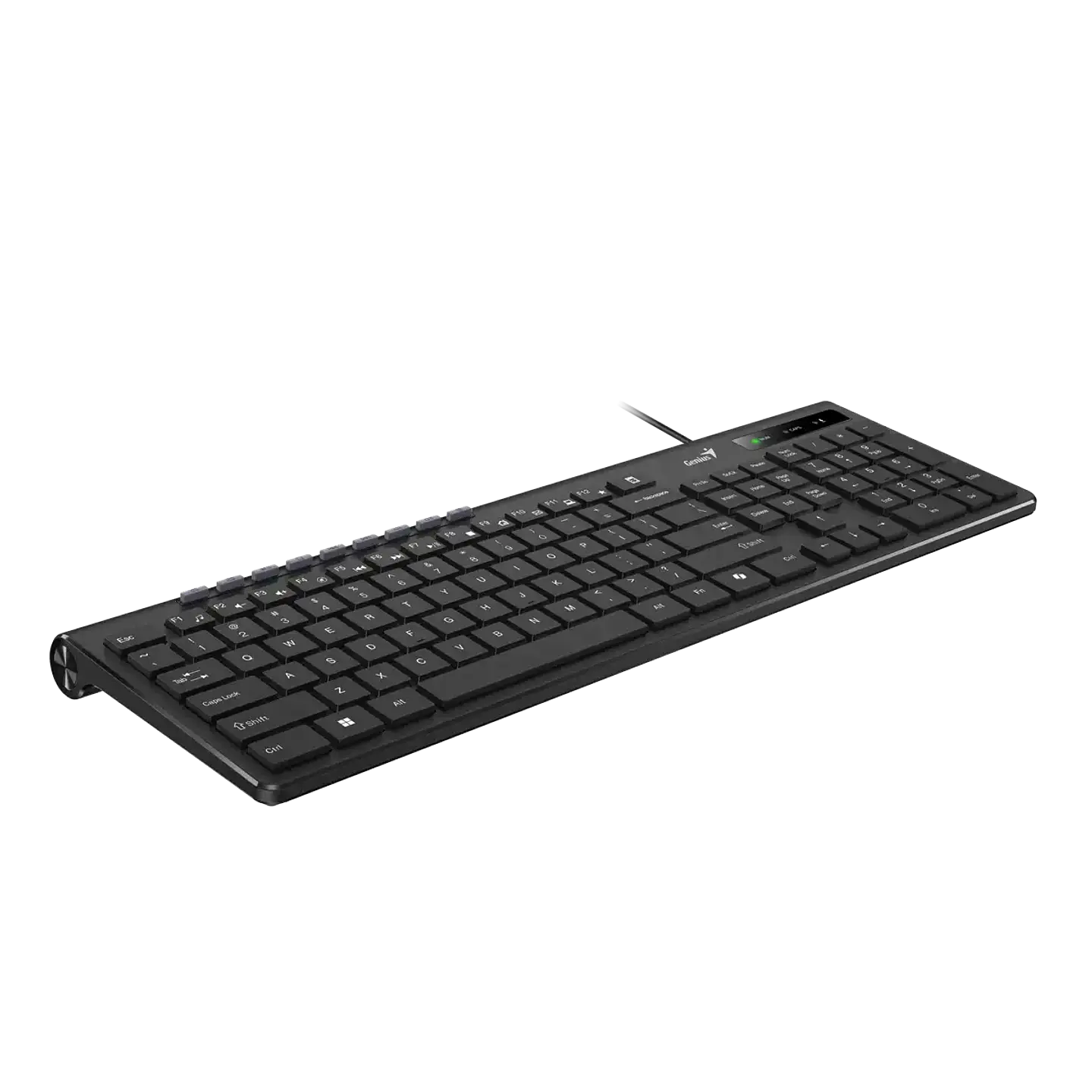 Teclado Genius Slim Copilot Multimedia USB BLACK-SLIMSTAR 230II 4
