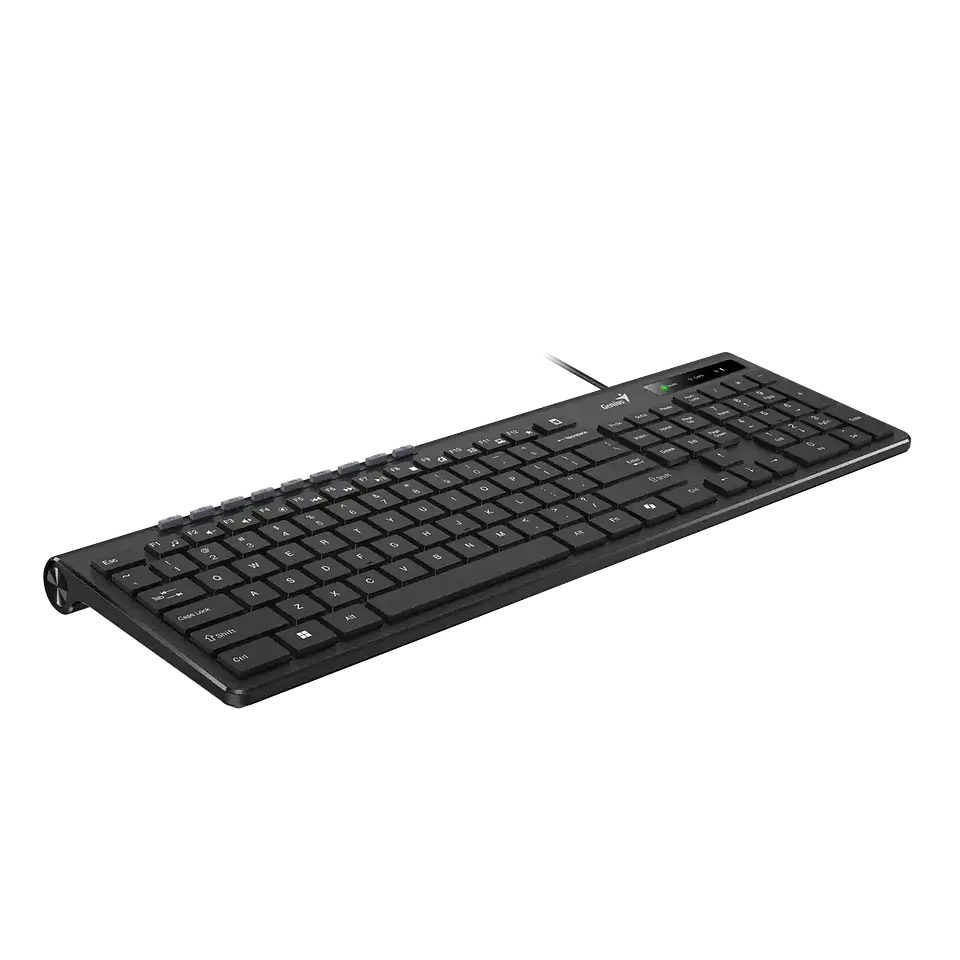 Teclado Genius Slim Copilot Multimedia USB BLACK-SLIMSTAR 230II 4