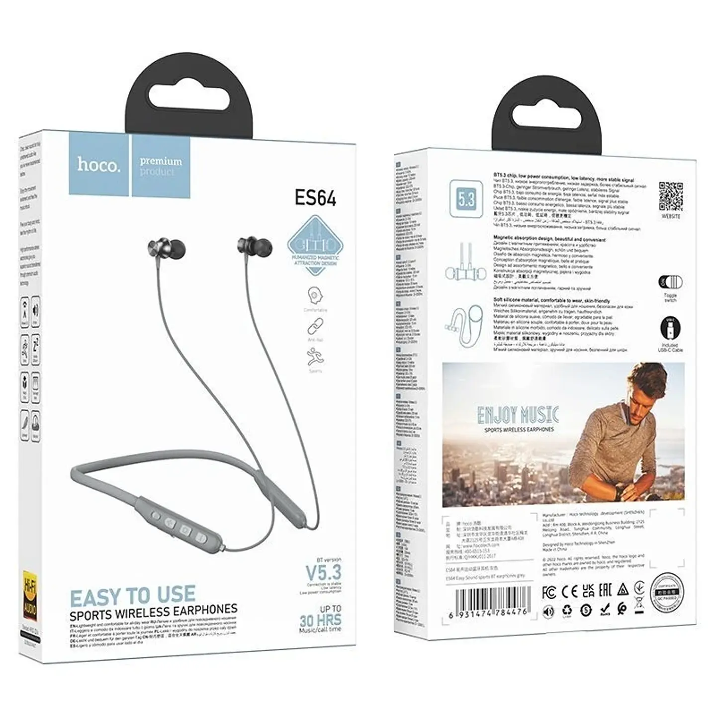 Audífonos  Bluetooth Hoco ES64 Sports. 2