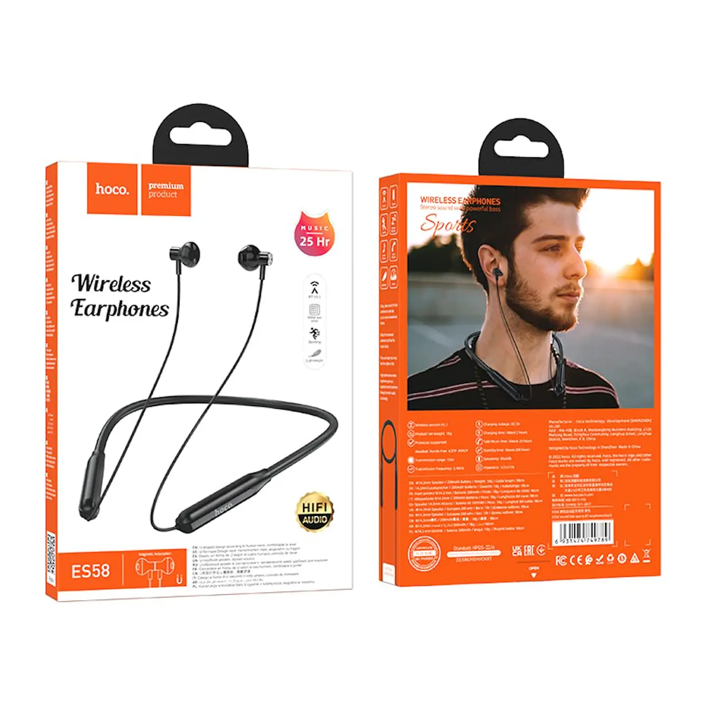 Audífonos In Ear Bluetooth Hoco Es58 Sport 2