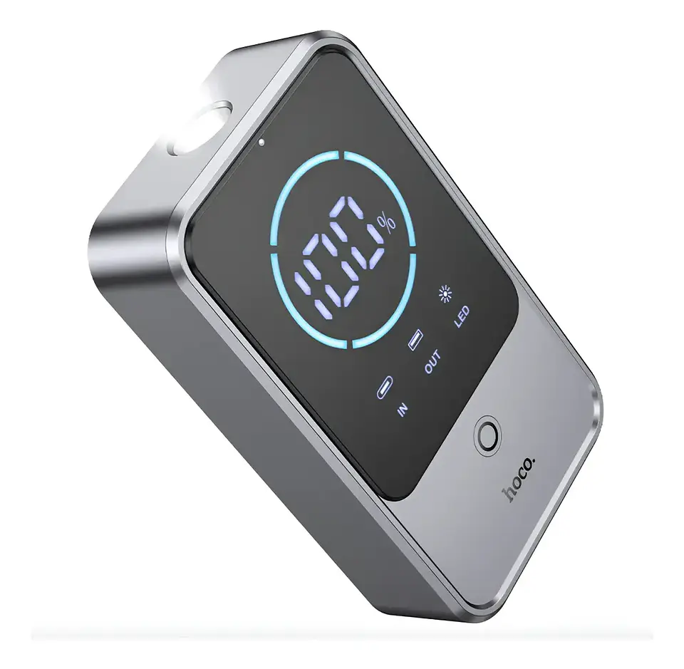 Partidor Powerbank Carga Rapida Auto Hoco Qs7 10000 Mah Gris 1