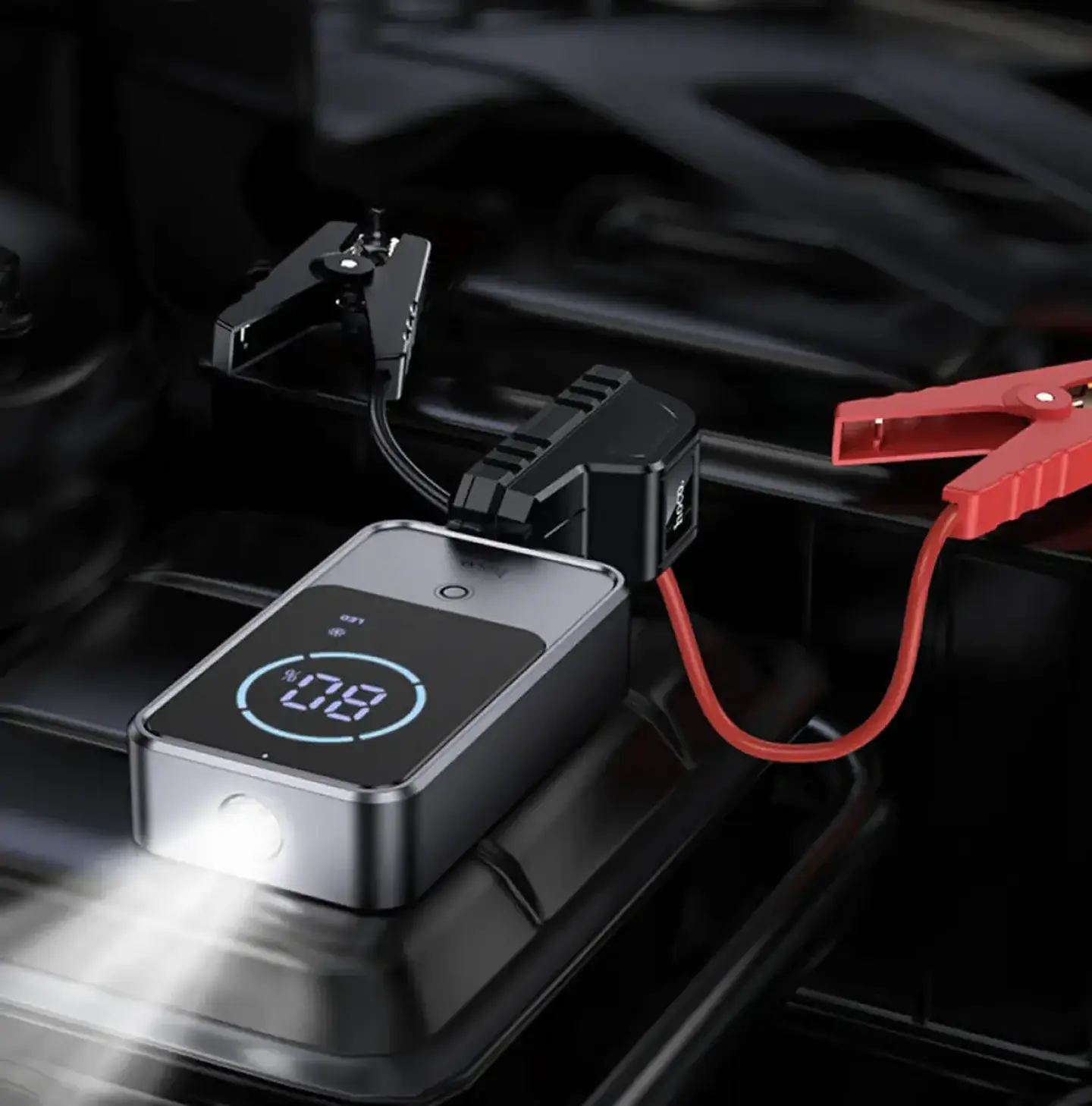 Partidor Powerbank Carga Rapida Auto Hoco Qs7 10000 Mah Gris 4