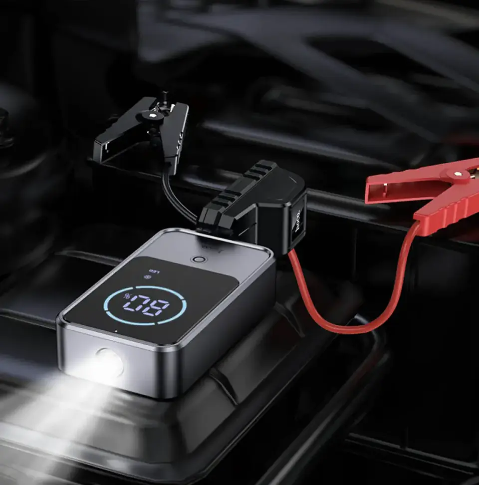 Partidor Powerbank Carga Rapida Auto Hoco Qs7 10000 Mah Gris 4