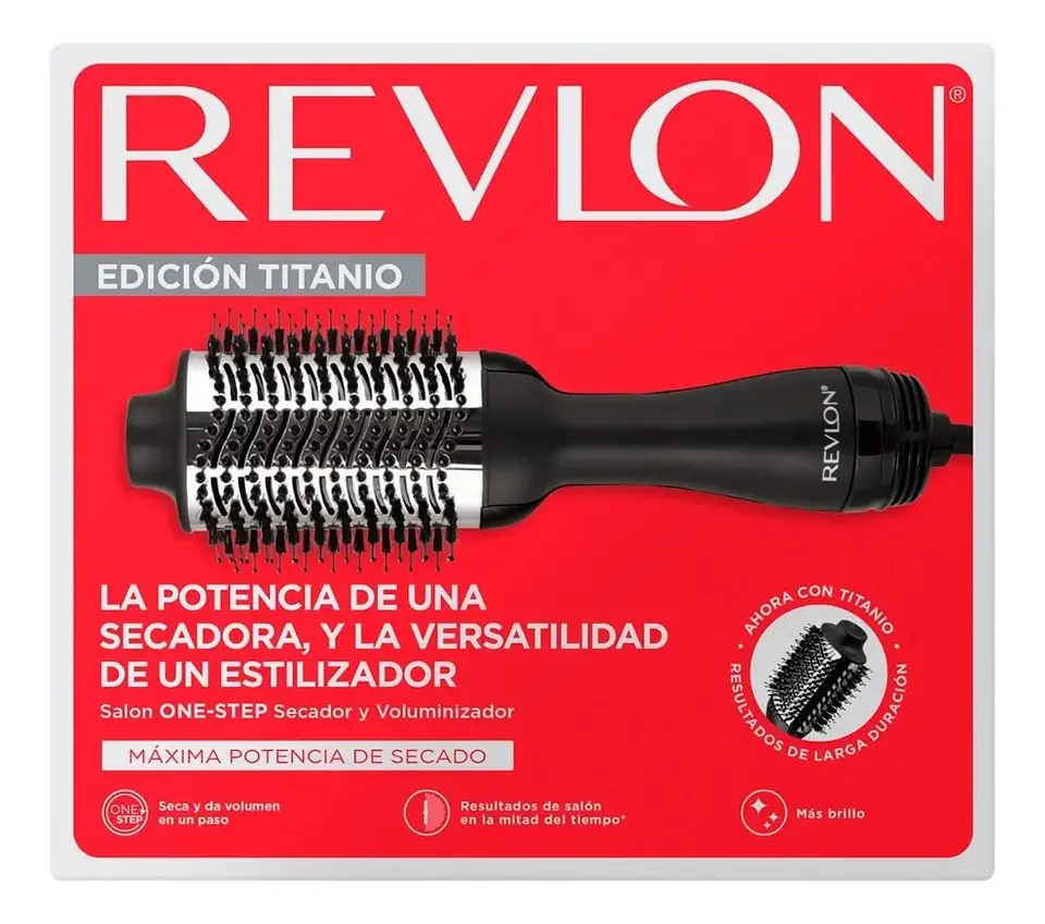 Cepillo Secador Revlon Edición Titanio 3