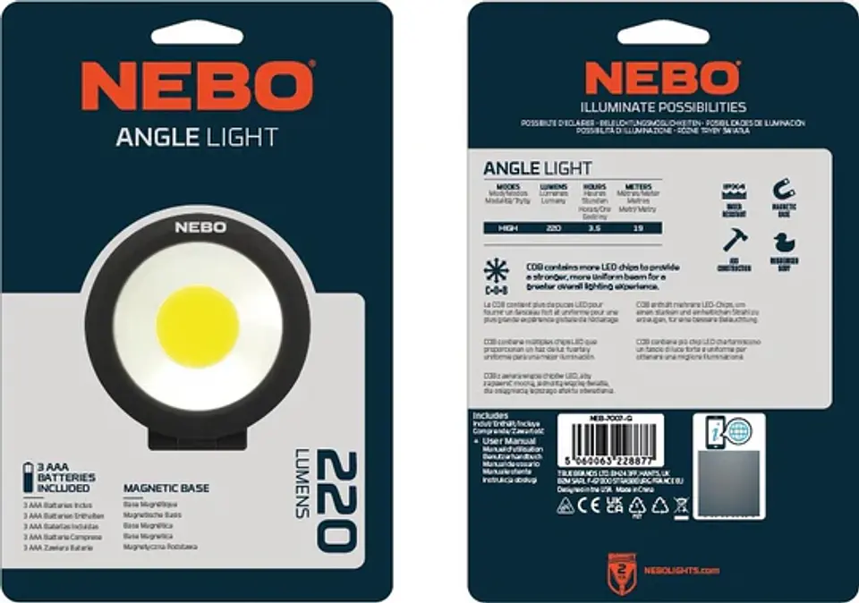 Linterna Led Nebo Multifuncional Angle Light 220 Lúmenes 3
