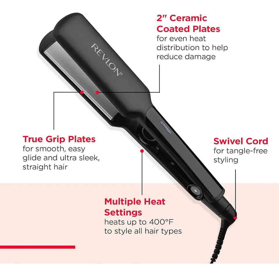 Plancha Revlon Fast Results Cerámica 2