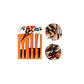 Set De Cuchillos Cross Para Cocina Brinox Negro 2556/310 - Miniatura 4