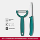 Cuchillo Mondador Victorinox Swiss Classic C/ Pelador Verde - Miniatura 4