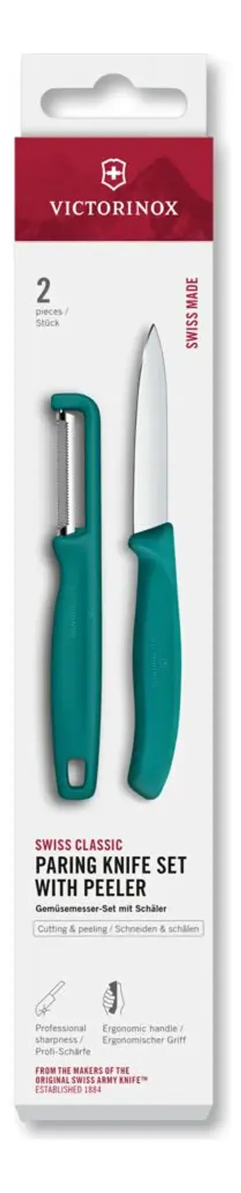 Cuchillos Mondadores Swiss Classic Con Pelador Victorinox