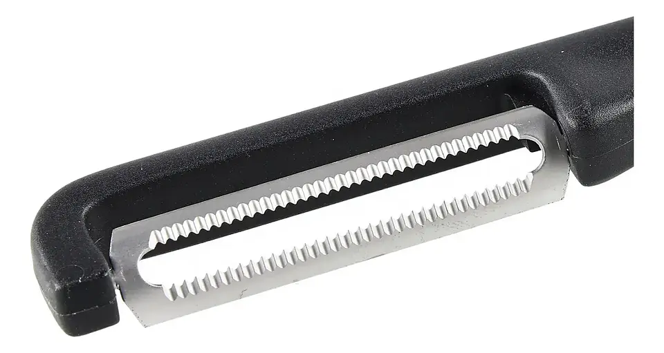 Pelador Victorinox Aserrado, Iota, Doble Filo Color Negro 3