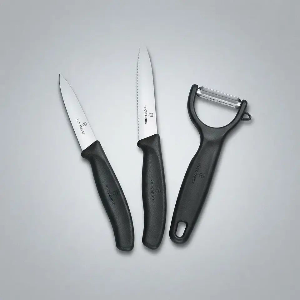 Set x 3 Cuchillos Mondadores Swiss Classic Y Pelador Victorinox  5